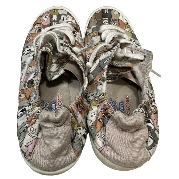 Bobs from Skechers Women’s Memory Foam Dog Print Slip On Shoes - Picture 2 of 10